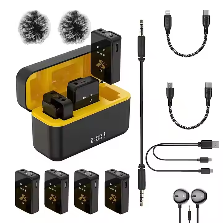 SX13 Wireless Microphone (4in1 Lavalier Microphone With Noise Reduction)_0