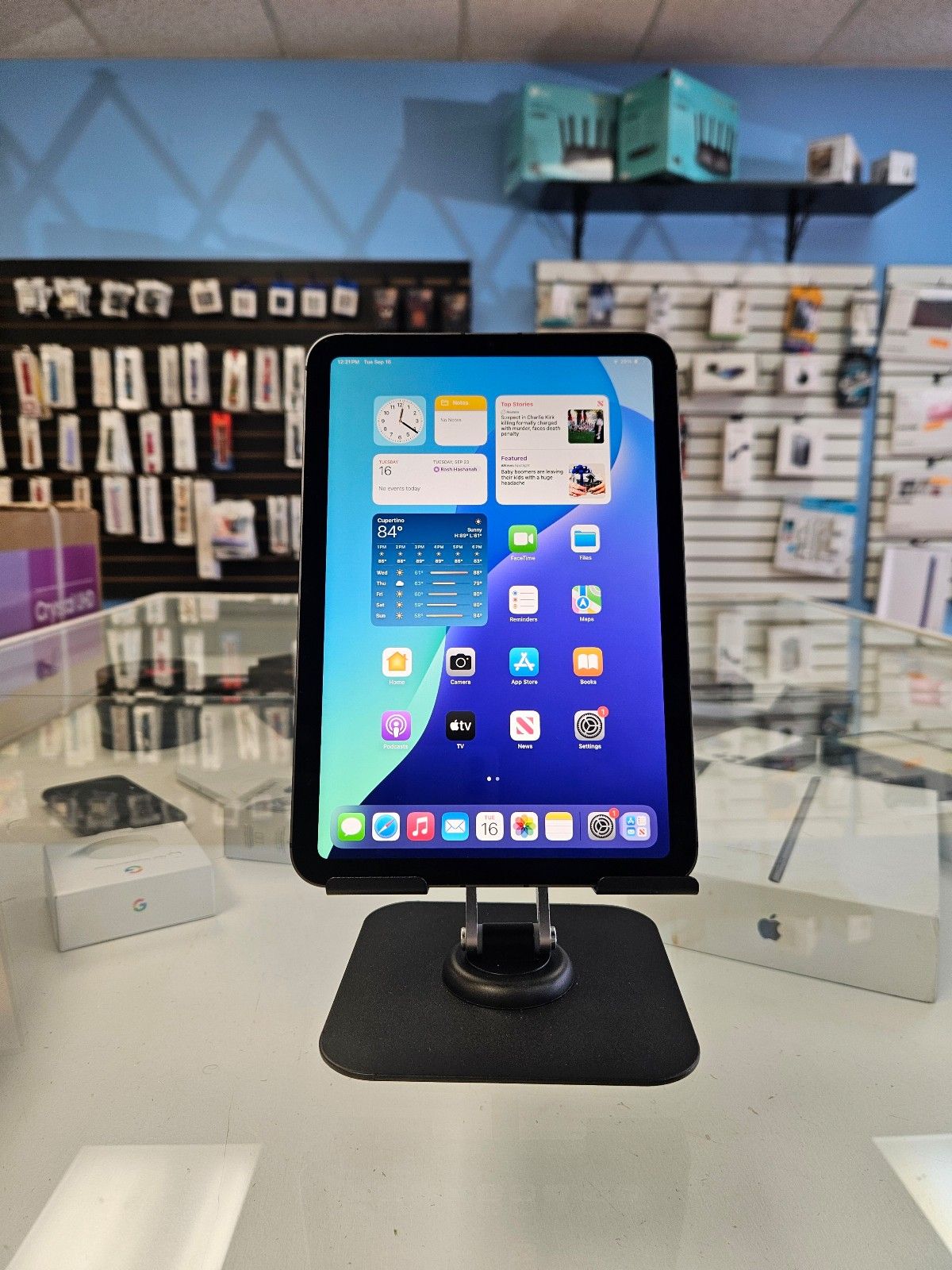 Apple iPad mini (6th Generation) A2568 256 GB, Wi-Fi + 5G, 8.3 in - Space Gray_0