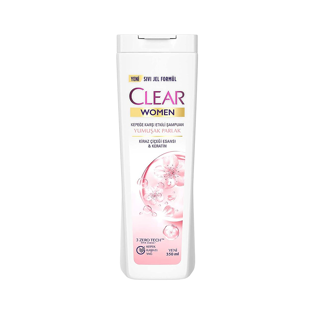 Clear Şampuan Yumuşak & Parlak Kiraz Çiçeği Esansı (350 ml)_0