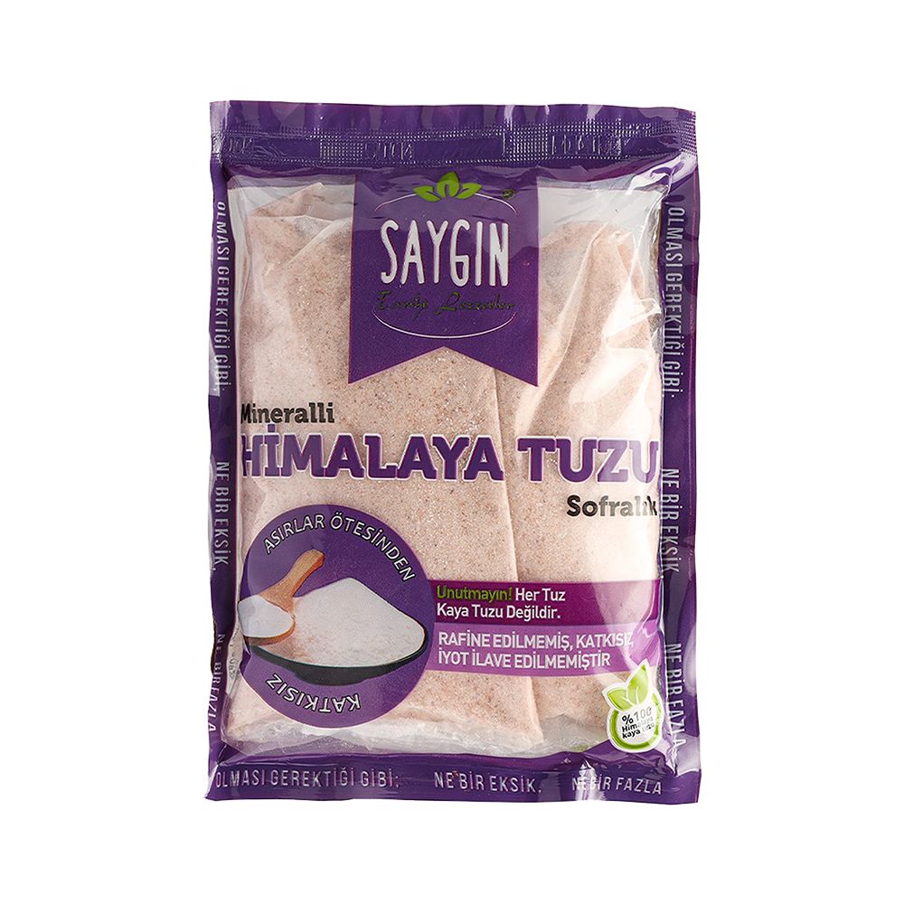 Saygın Mineralli Himalaya Tuzu Sofralık (500 g)_0