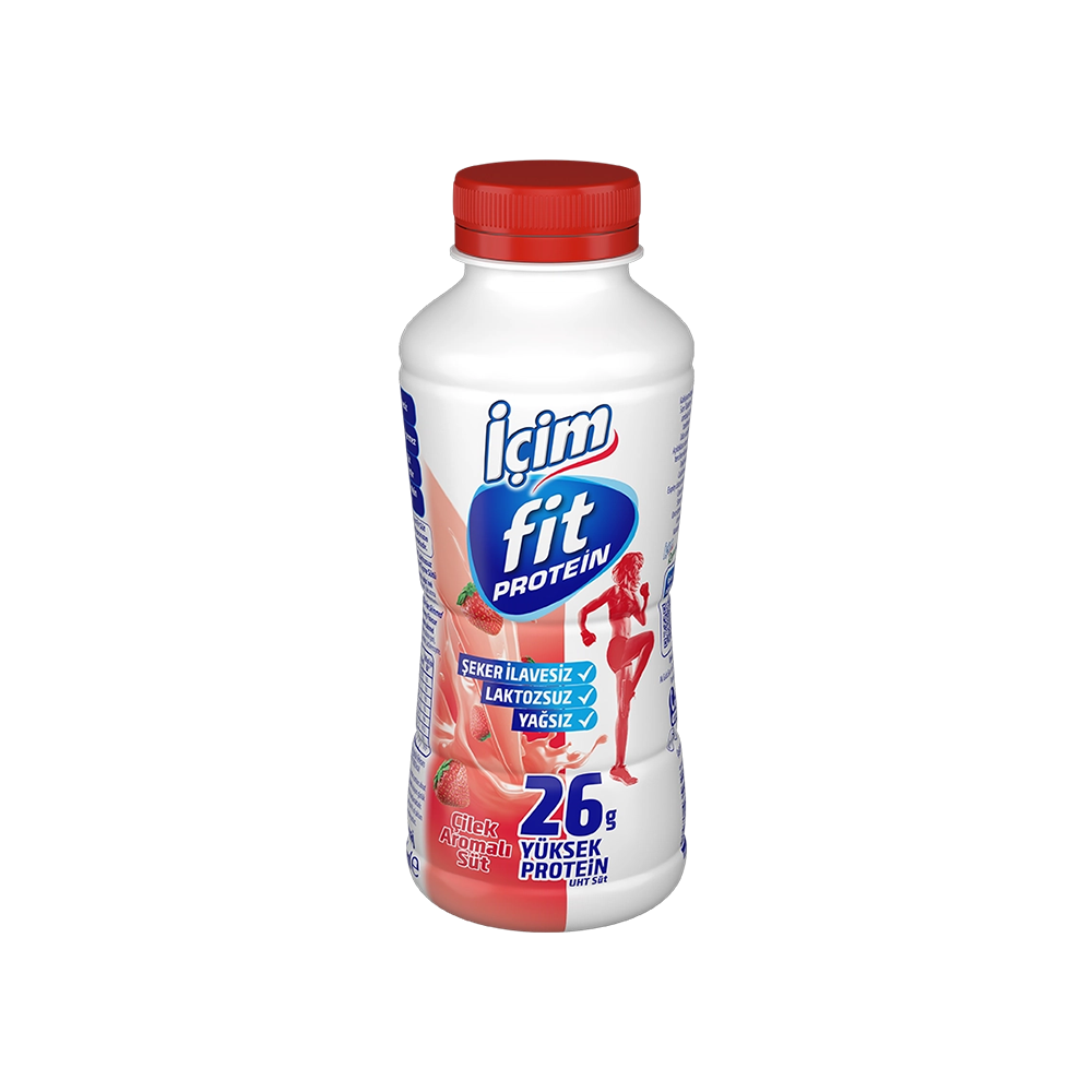 İçim Fit Çilekli Laktozsuz Süt (400 ml)_0