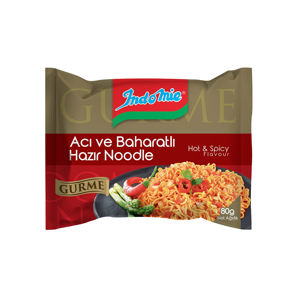 Indomie Acı Baharat Gurme Noodle (80 g)_0