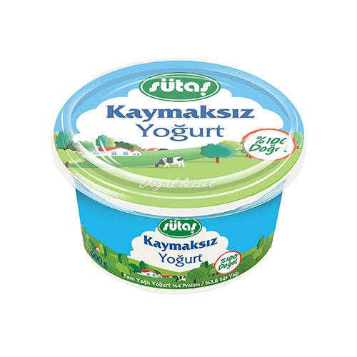 Sütaş Kaymaksız Yoğurt (500 g)_0