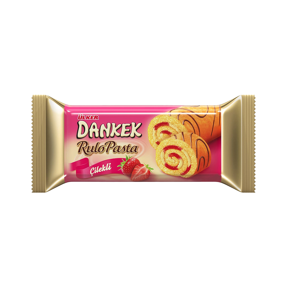 Ülker Dankek Rulo Pasta Çilekli (235 g)_0