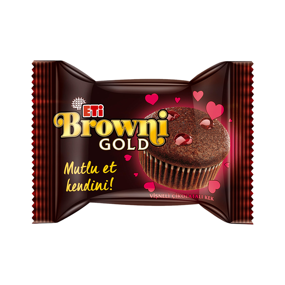 Eti Browni Gold Vişneli Çikolatalı Kek (45 g)_0