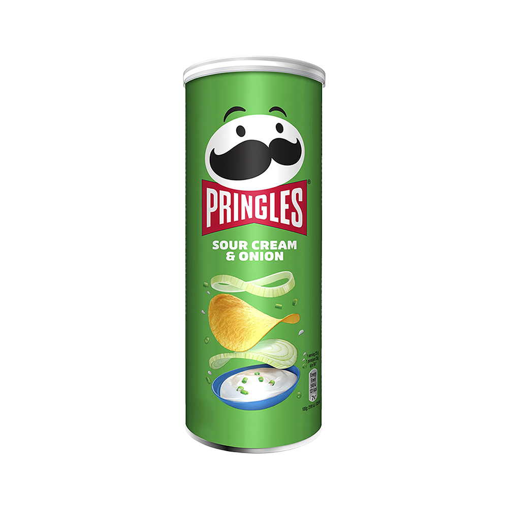 Pringles Ekşi Krema ve Soğan Aromalı Patates Cipsi (165 g)_0