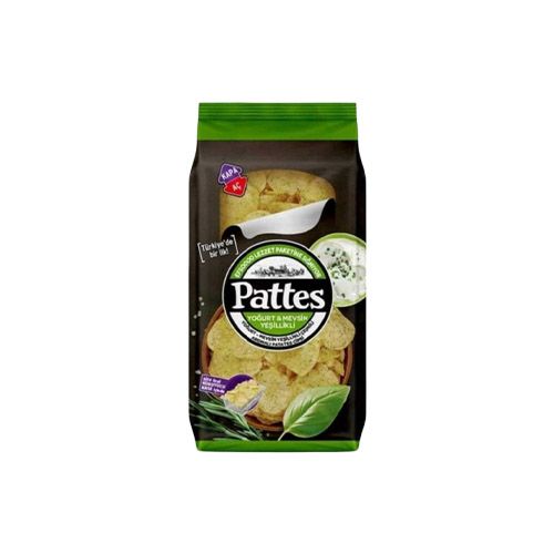 Pattes Klasik Patates Cipsi Yoğurt & Mevsim Yeşillikli (100 g)_0
