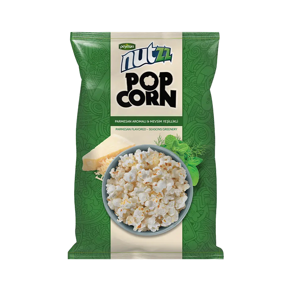Peyman Nutzz Mevsim Yeşillikli ve Parmesan Aromalı Patlamış Mısır (85 g)_0