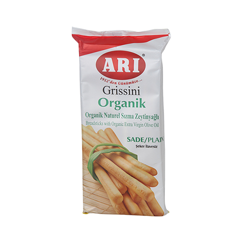 Arı Organik Naturel Sızma Zeytinyağlı Sade Grissini (125 g)_0
