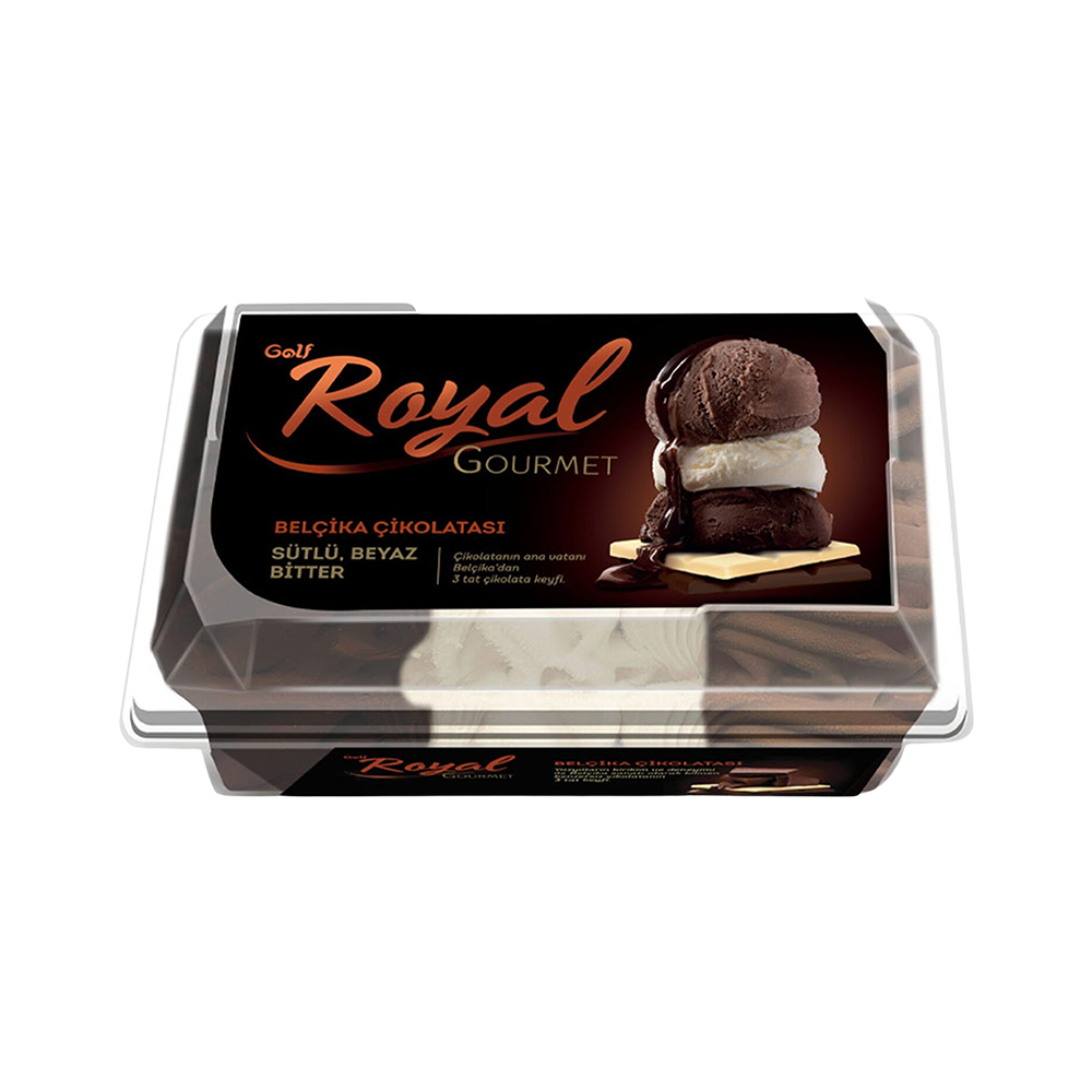 Golf Royal Gourmet Dondurma Belçika Çikolatası (850 ml)_0