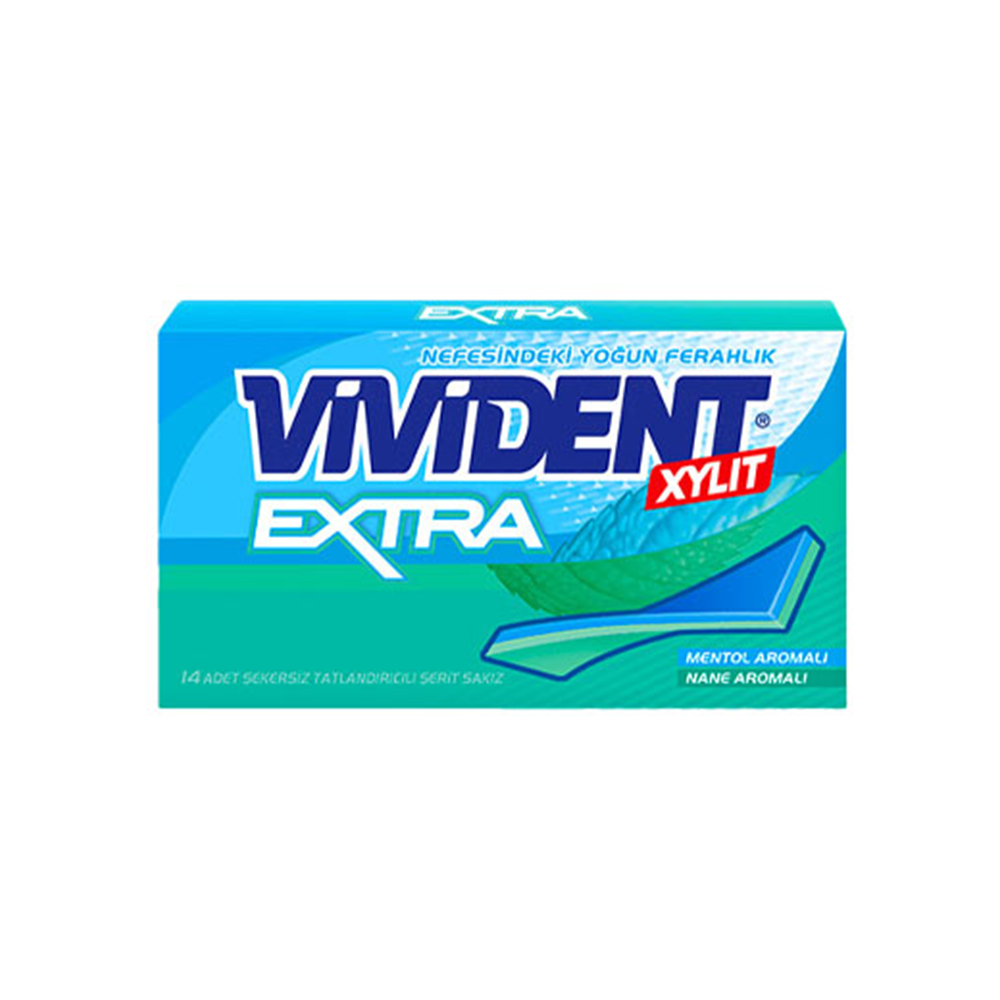 Vivident Cüzdan Extra Nane Şerit Sakız (26 g)_0