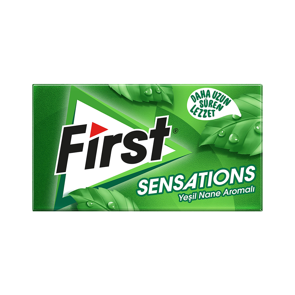First Sensations Yeşil Nane Sakız (27 g)_0
