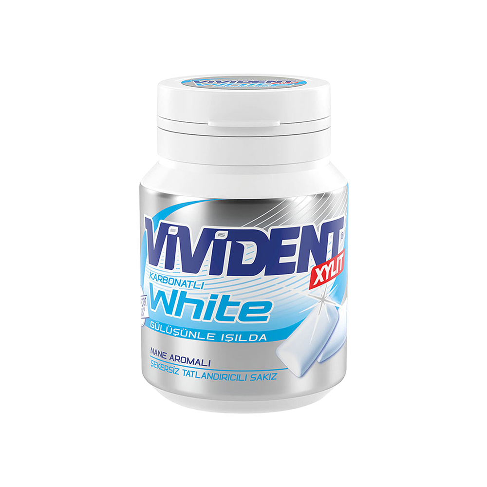 Vivident 45 Dakika Bottle Nane Sakız (67 g)_0