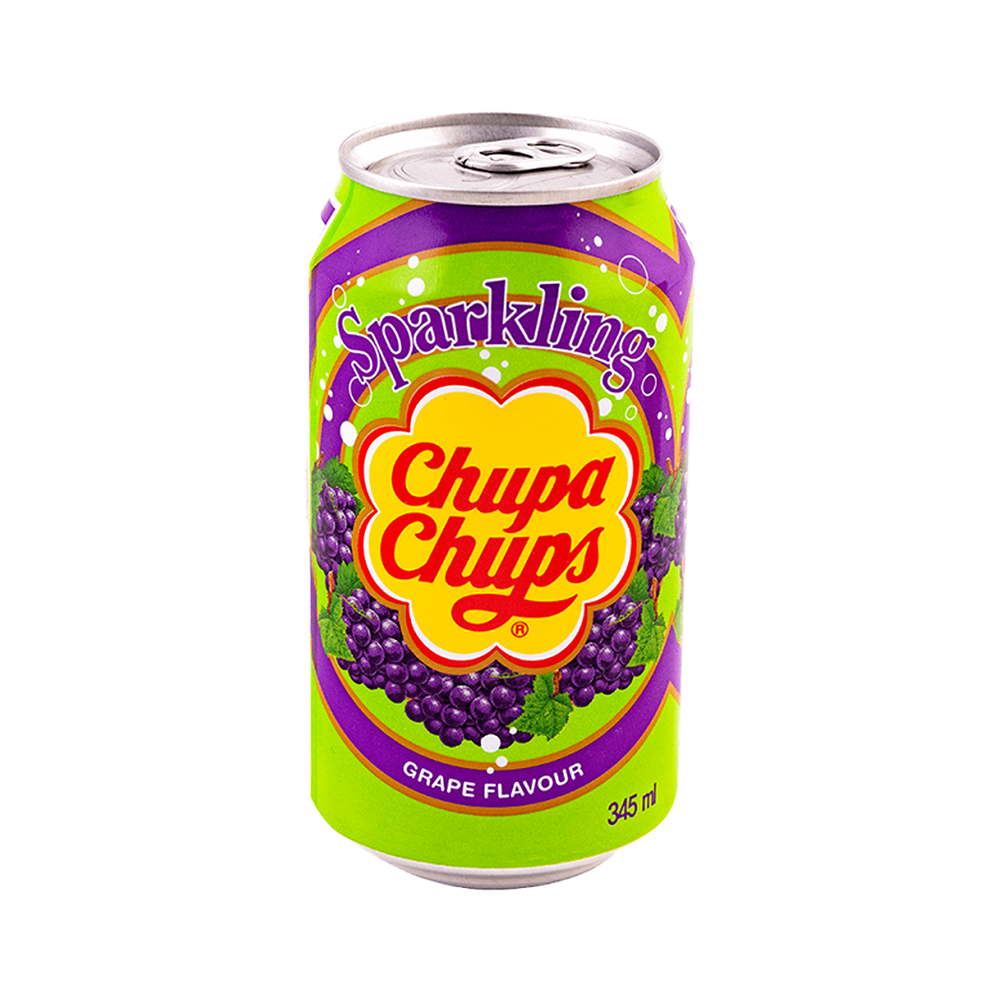 Chupa Chups Sparkling Üzüm Aromalı İçecek (345 ml)_0