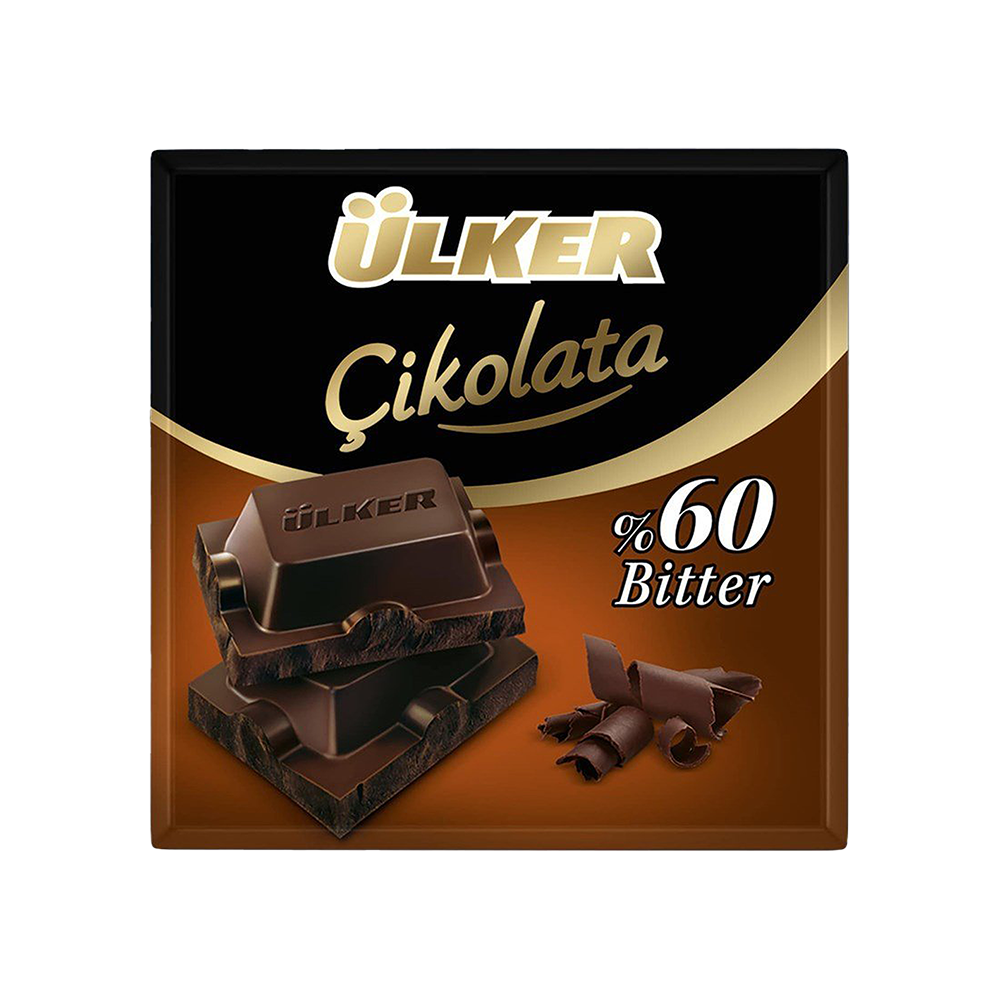 Ülker %60 Bitter Kare Çikolata (60 g)_0