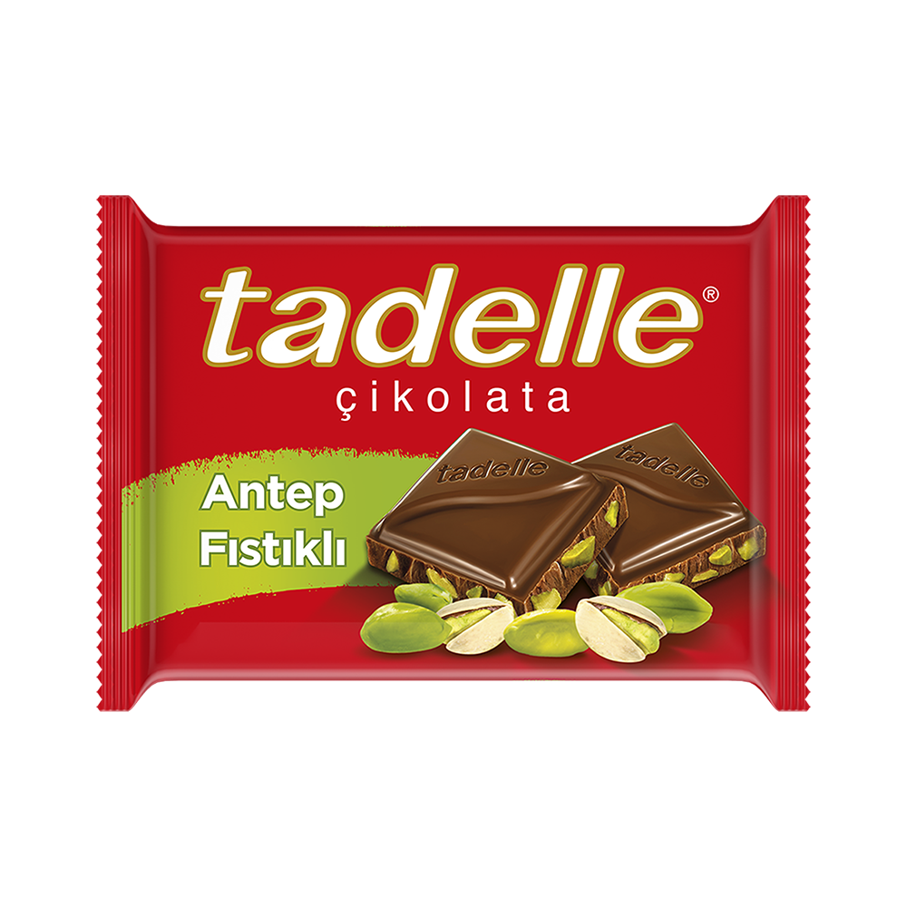 Tadelle Antep Fıstıklı Tablet Çikolata (60 g)_0