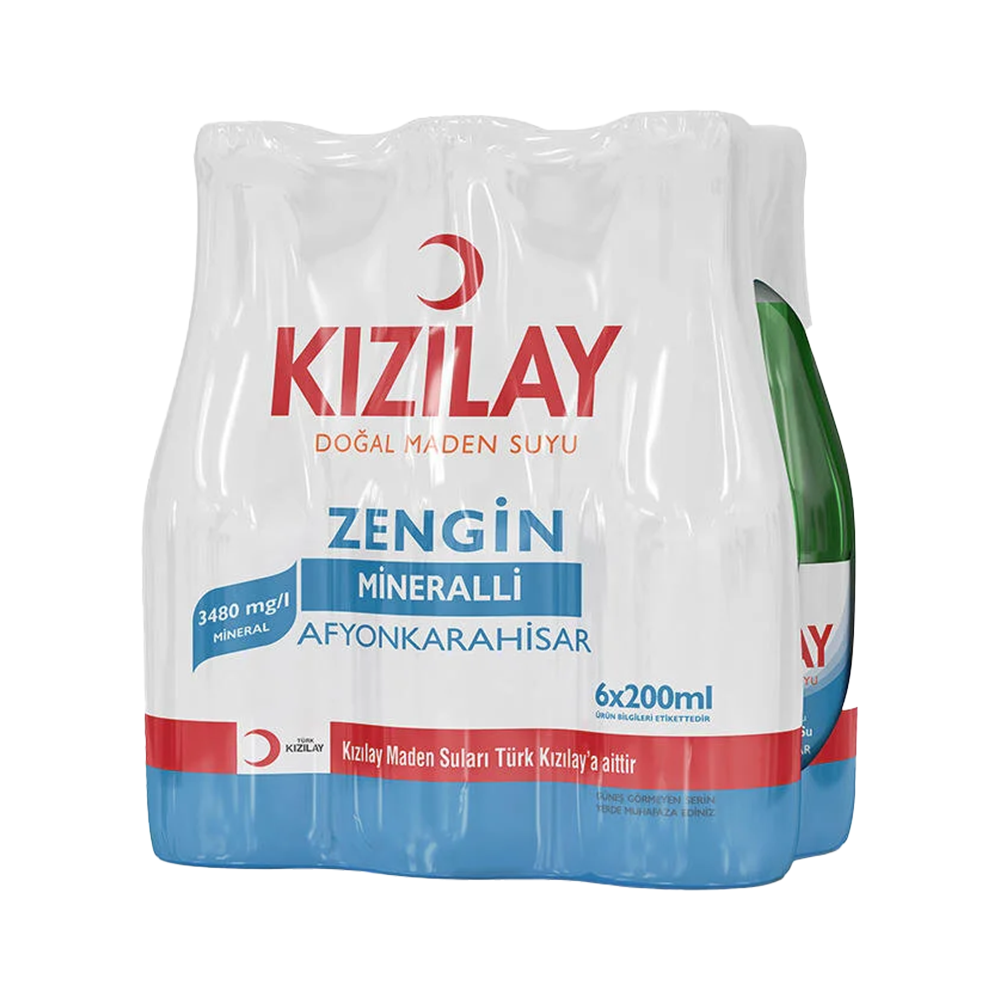 Kızılay Doğal Maden Suyu (6 x 200 ml)_0