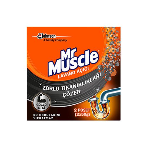 Mr Muscle Lavabo Açıcı (2 x 50 g)_0