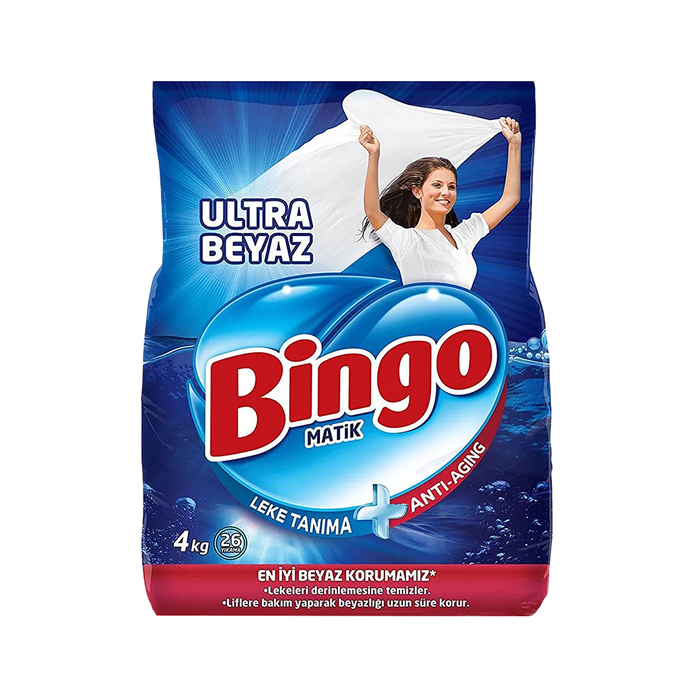 Bingo Matik Ultra Beyaz Toz Çamaşır Deterjanı (4 kg)_0