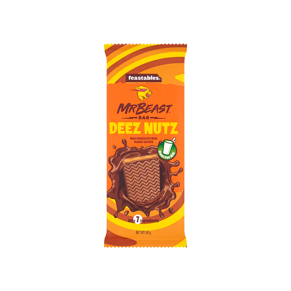 Feastables Mr Beast Deez Nutz Chocolate Bar (60 g)_0