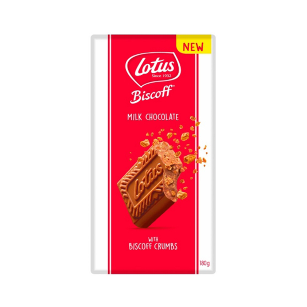 Lotus Biscoff Milk Chocolate With Biscoff Biscuits Çikolata (180 g)_0