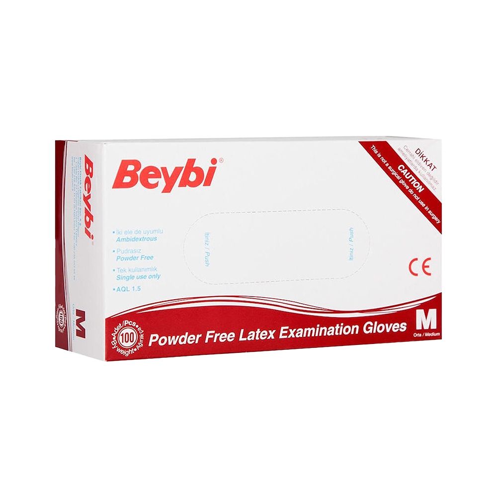 Beybi Pudrasız Eldiven M (100'lü)_0