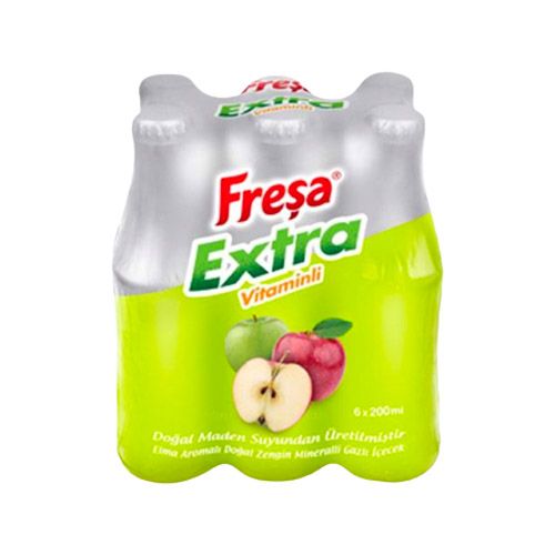 Freşa Extra Elma Gazlı İçecek (6 x 200 ml)_0