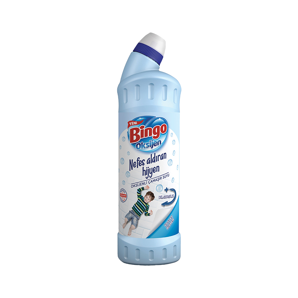 Bingo Oksijenli Çamaşır Suyu Limon Kokulu (750 ml)_0