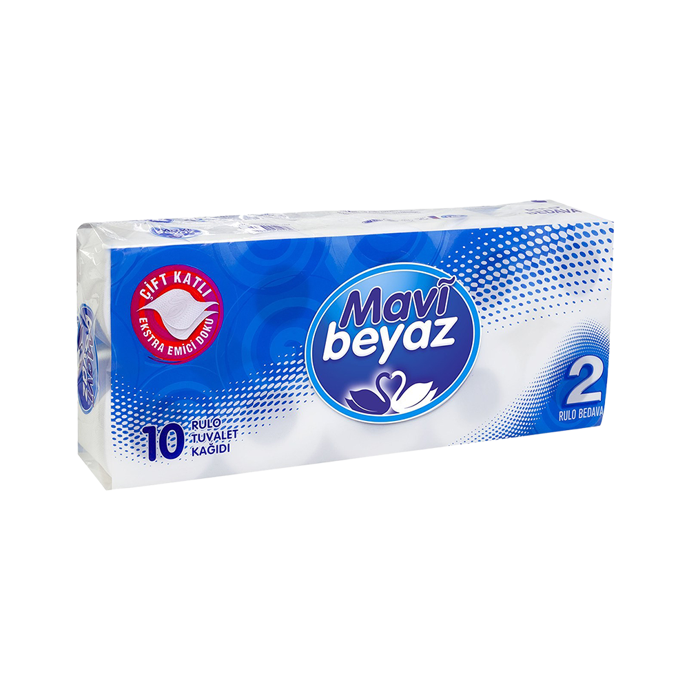 Mavi Beyaz Tuvalet Kağıdı (10'lu)_0