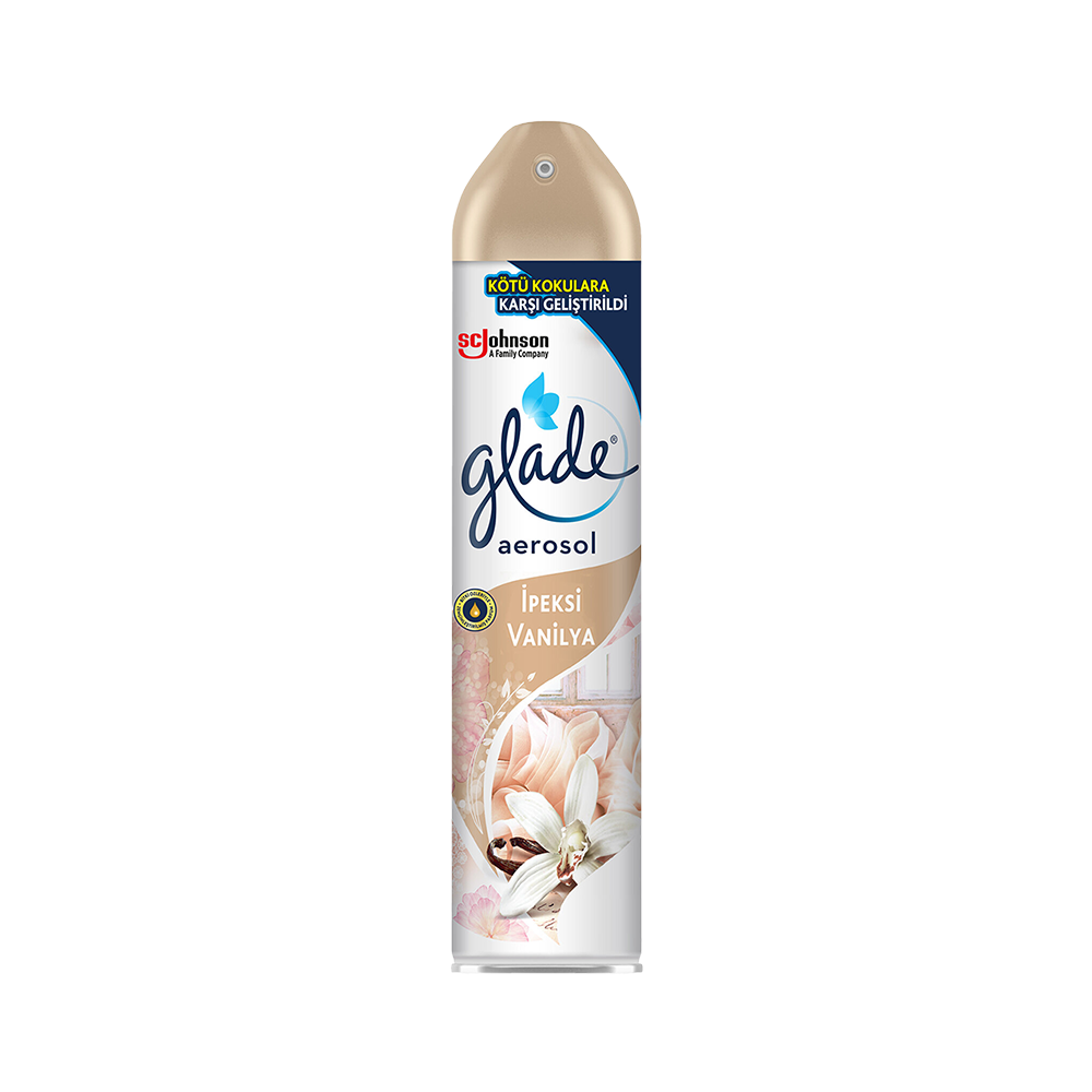 Glade Aerosol İpeksi Vanilya Sprey Oda Kokusu (300 ml)_0