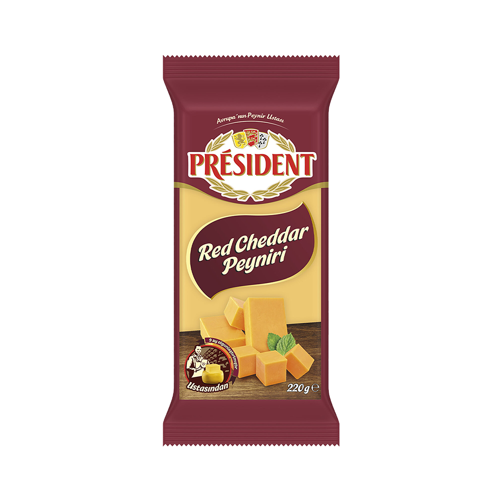President Red Cheddar Peynir (220 g)_0