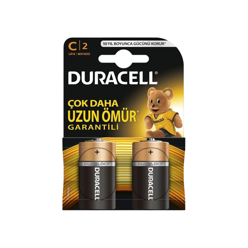 Duracell Alkalin C Orta Boy Pil (2'li)_0