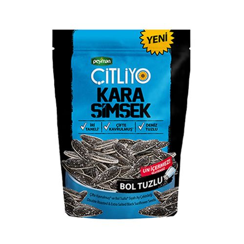 Peyman Çitliyo Kara Şimşek Bol Tuzlu Ay Çekirdeği (120 g)_0