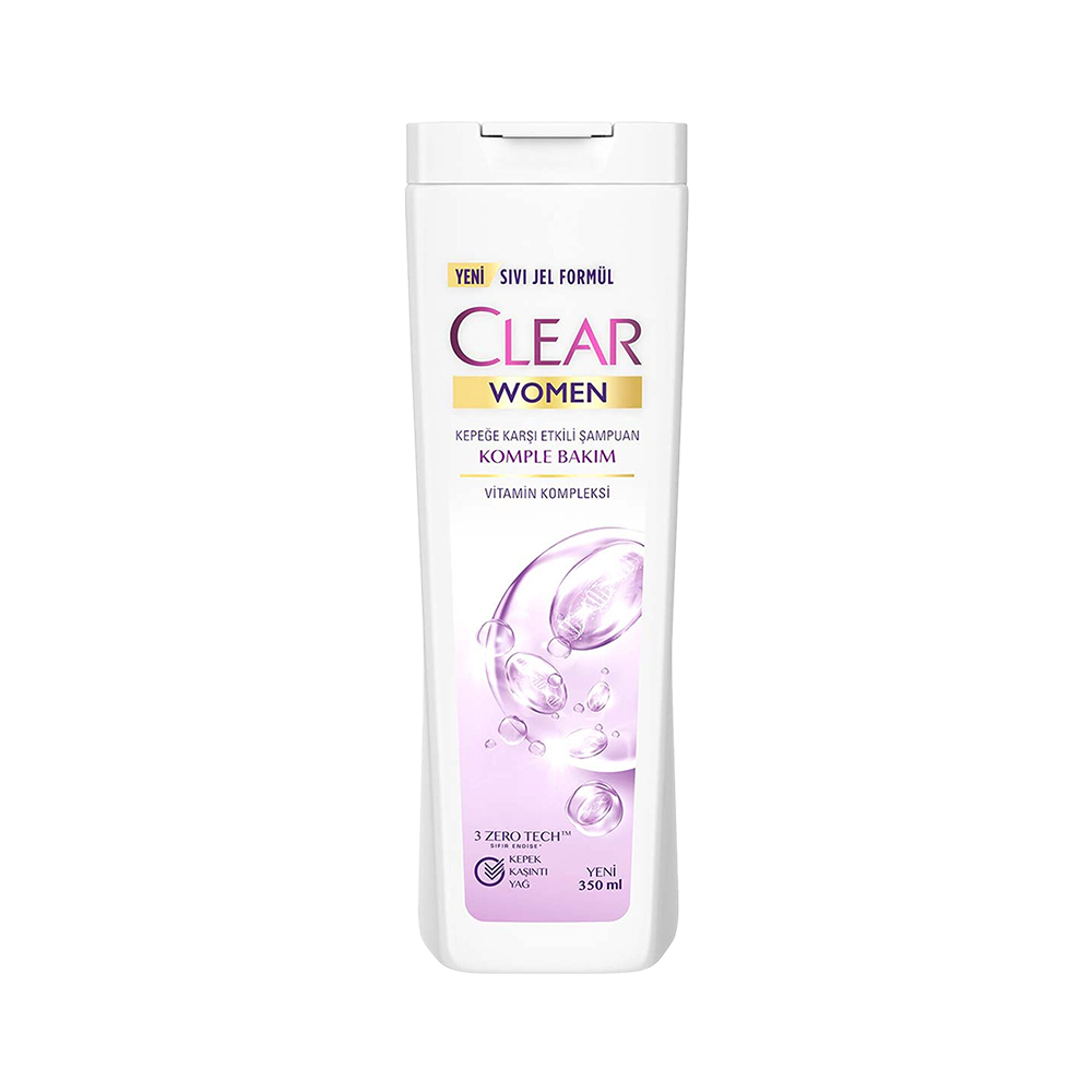 Clear Women Komple Bakım Vitamin Kompleksi Kepeğe Karşı Etkili Şampuan (350 ml)_0