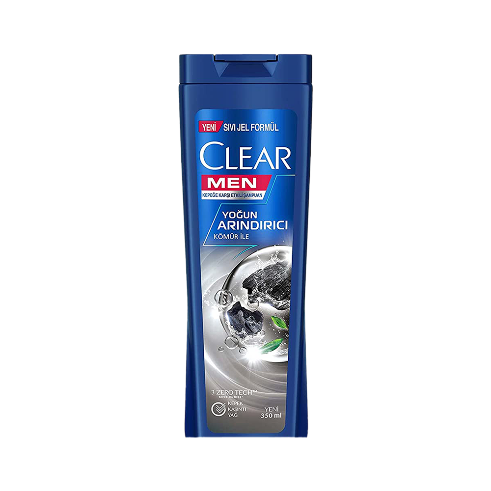 Clear Men Yoğun Arındırıcı Kömür Özlü Şampuan (350 ml)_0