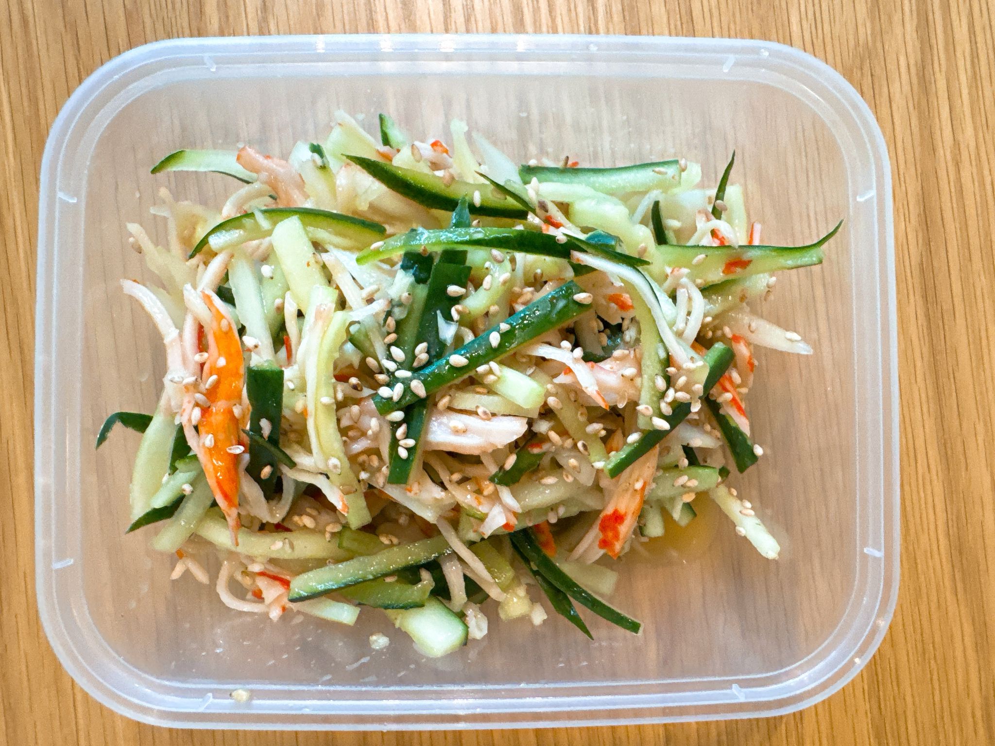 오이맛살냉채 Cucumber & Crabstick Salad_0