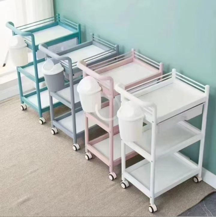 Trolley 3 Shelves Very Good Quality with Bin_0