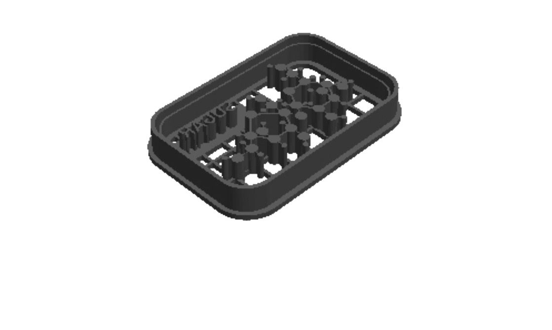 Sugar molecules outline Cookie Cutter _0