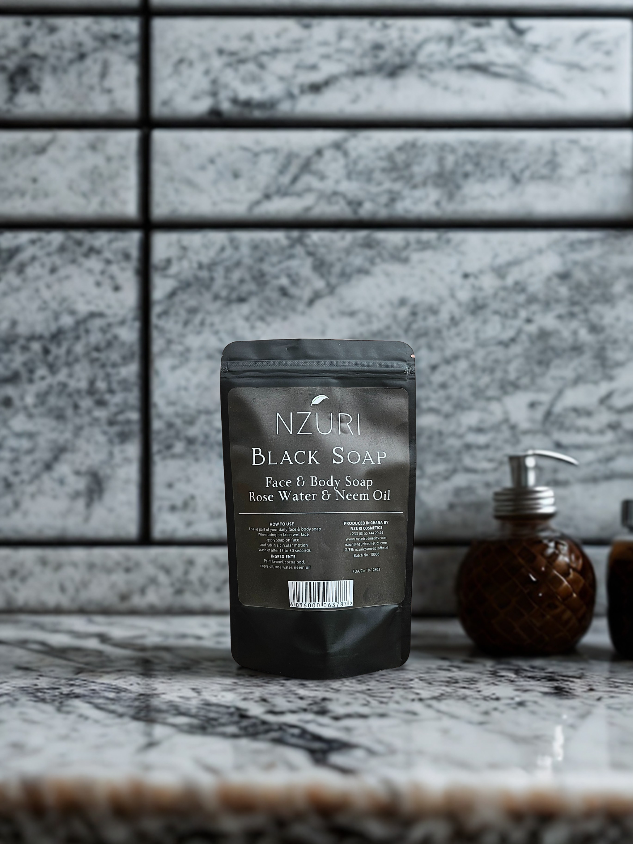 Nzuri Face & Body Black Soap_0