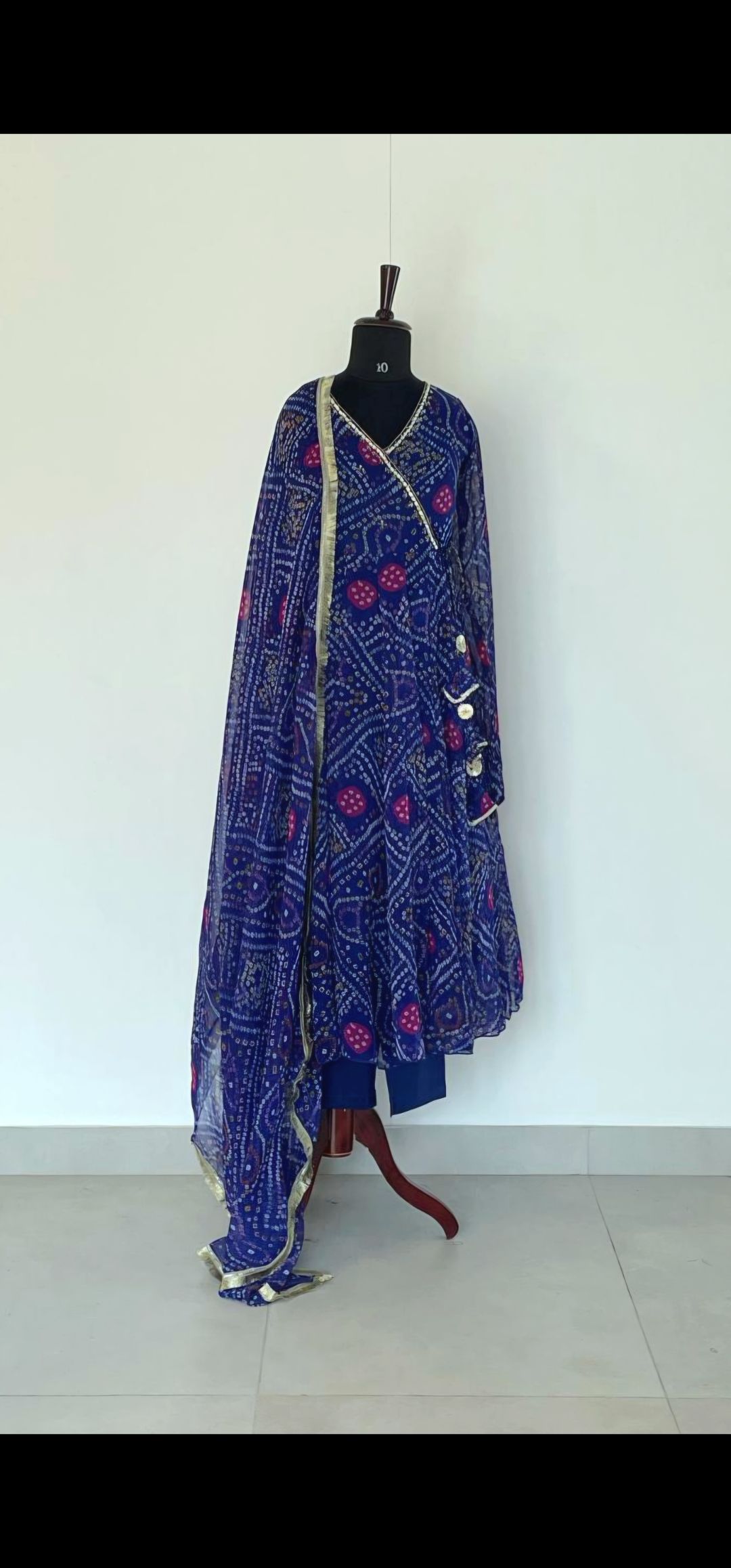 Violet Batik Anarkali_1
