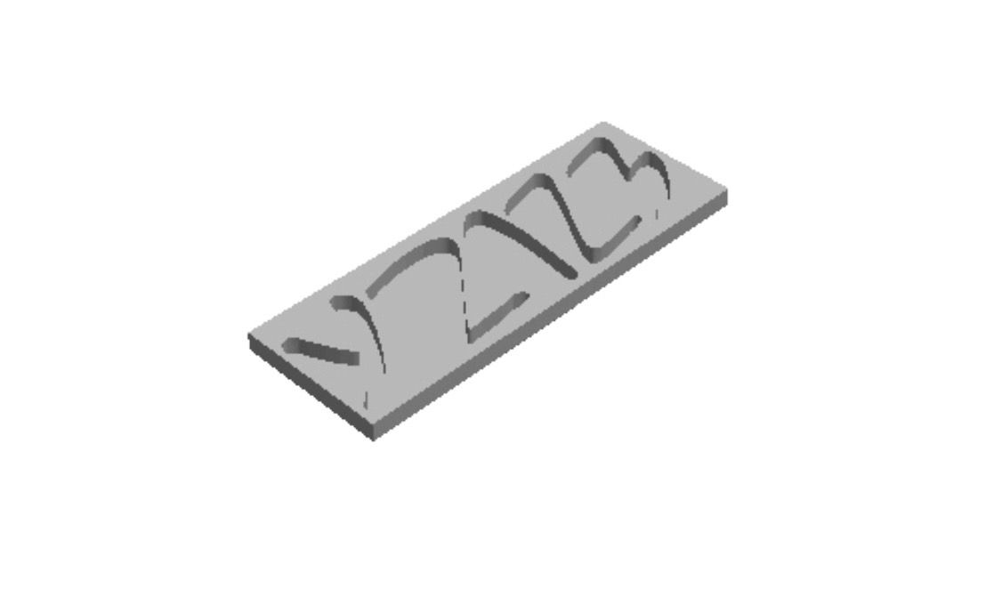 Alphabet Mould 7 outprint  Cookie Cutter       _0