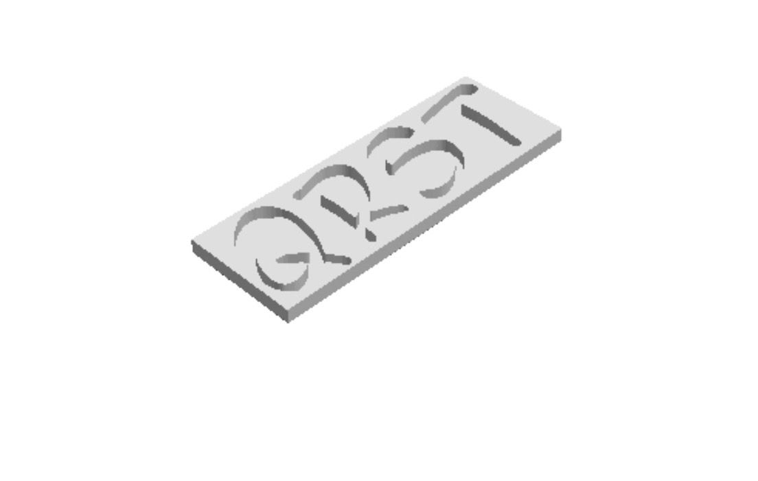 Alphabet Mould 5 outprint  Cookie Cutter _0