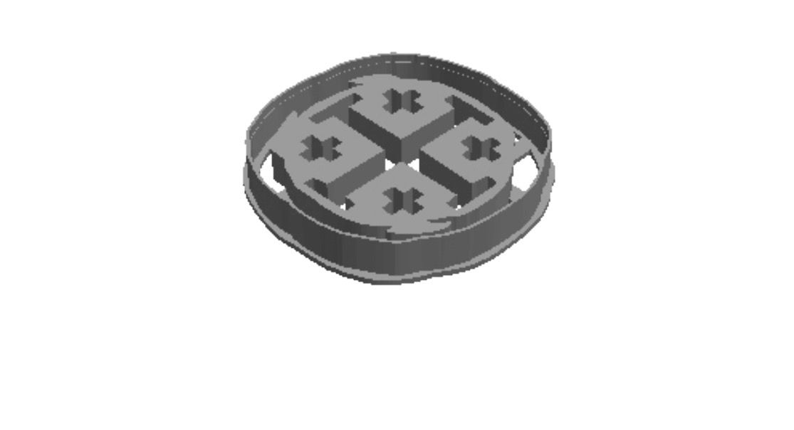 Jerusalem Cross 3 outprint  Cookie Cutter   _0