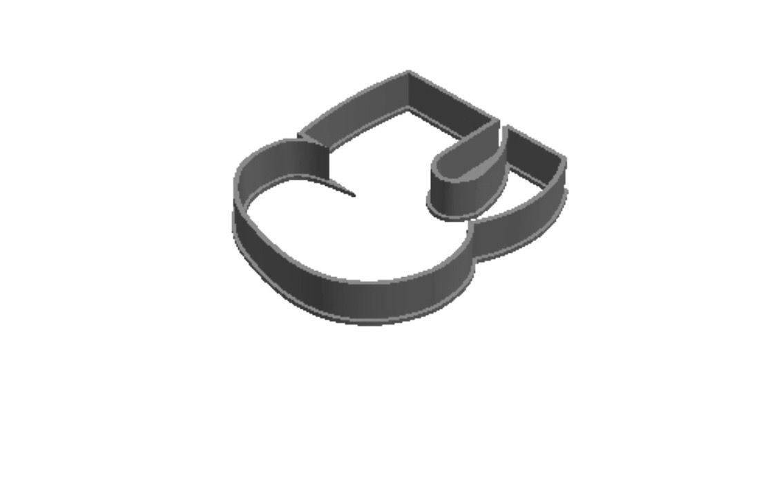 Number 50  outprint  Cookie Cutter   _0