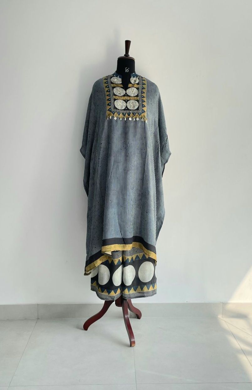 Blue Kaftan Set_1