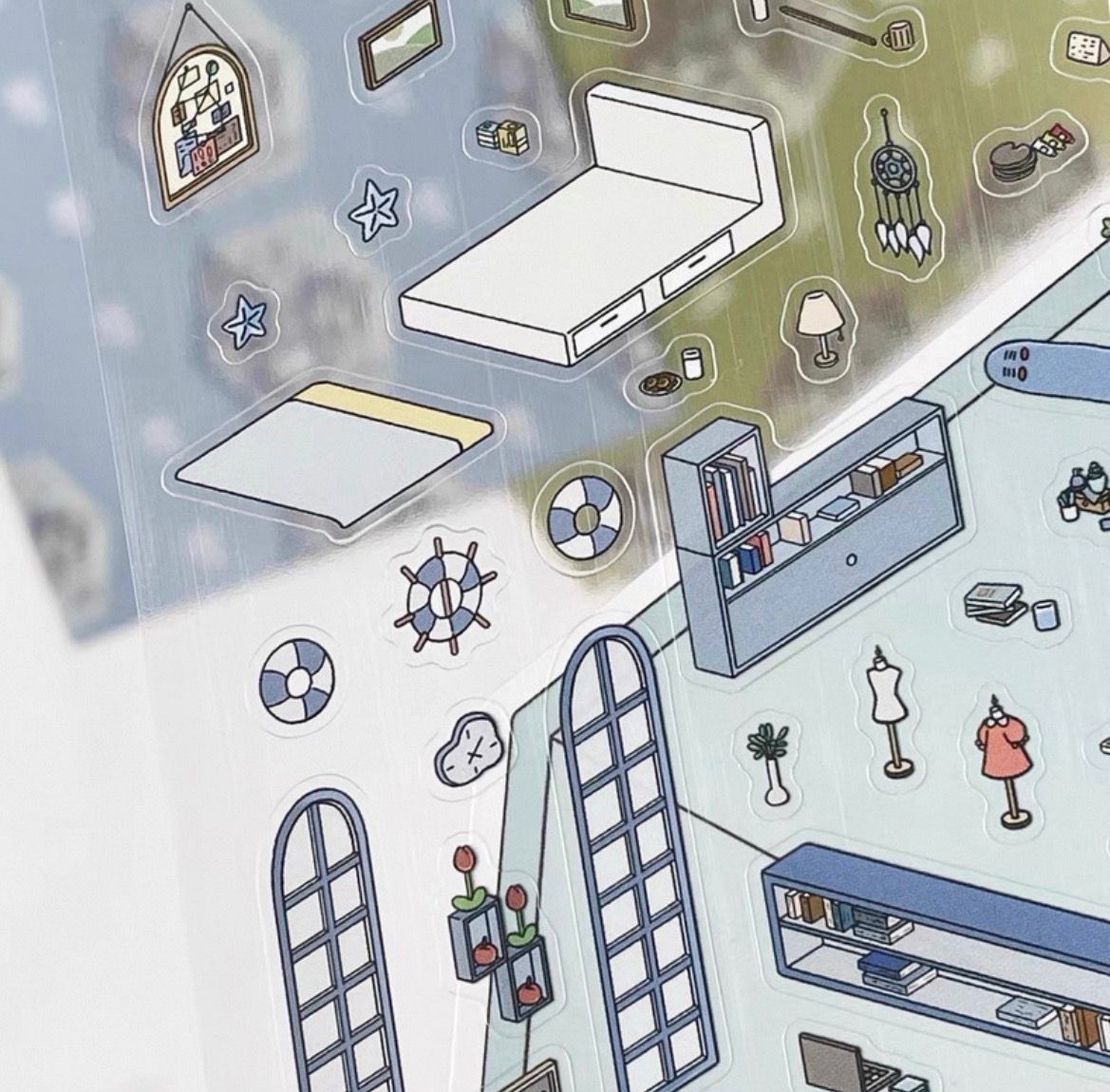 Pastel Room Decor Sticker Kit_2