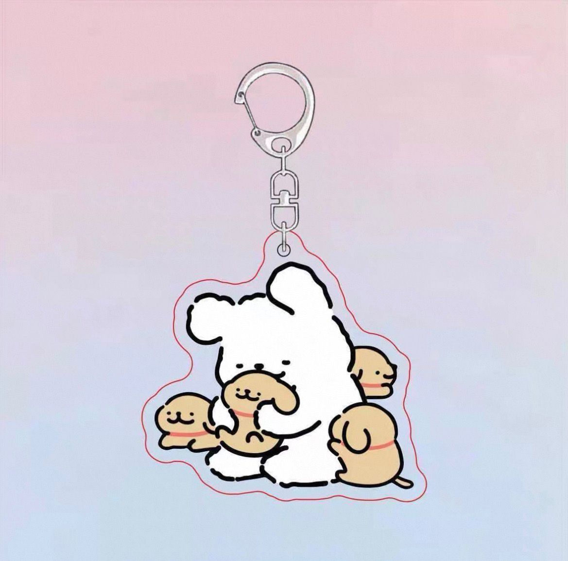 Dog Couple Keychain_11