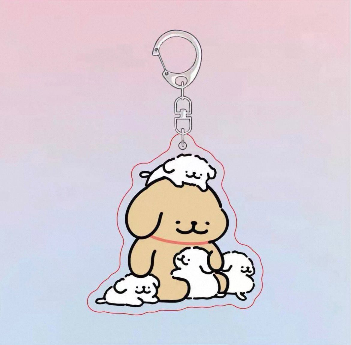 Dog Couple Keychain_12