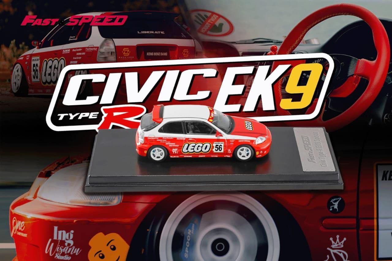 FAST SPEED MODEL 1/64 HONDA CIVIC EK9 LEGO_2