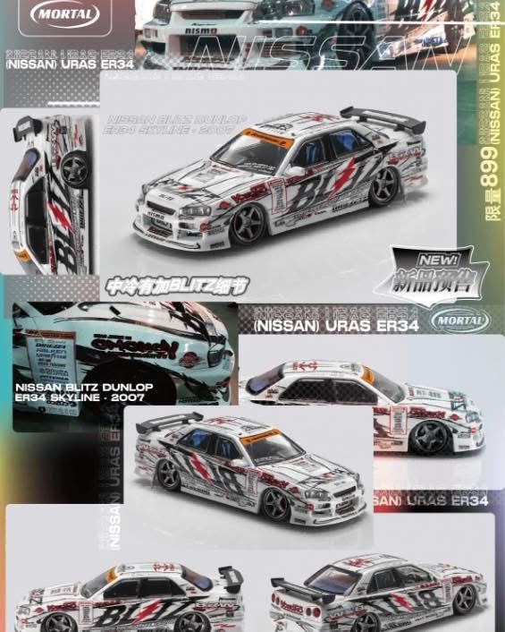 MORTAL MODEL 1/64 SKYLINE ER34 BLITZ_7